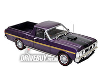 
              Ford Falcon XY GT Ute 1/24 - DDA Diecast - Purple w/ Gold Stripe
            