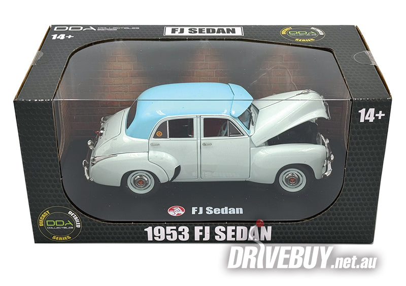 DDA 1953 FJ Holden Sedan in Two-Tone Blue 1/24| DriveBuy