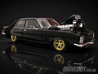 
              1972 Holden LJ 'Fatal LJ' Torana Street Custom 1/24 - DDA Diecast - Black
            