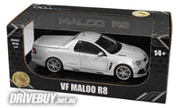 
              Holden VF Maloo R8 Commodore Ute 1/24 - DDA Diecast - Silver
            