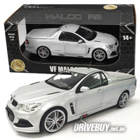 
              Holden VF Maloo R8 Commodore Ute 1/24 - DDA Diecast - Silver
            