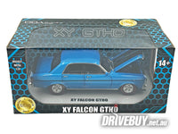 
              Ford XY Falcon GTHO 1/24 - DDA Diecast - Electric Blue
            