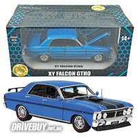
              Ford XY Falcon GTHO 1/24 - DDA Diecast - Electric Blue
            