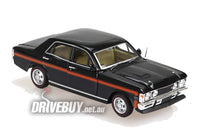 
              Ford XW GTHO Falcon 1/32.. DDA Diecast.. Black w/ Orange Stripe
            