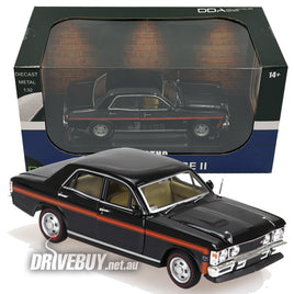 Ford XW GTHO Falcon 1/32.. DDA Diecast.. Black w/ Orange Stripe