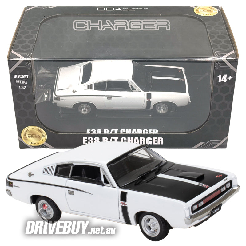 Chrysler Valiant E38 R/T Charger 1/32 - DDA Diecast - White| DriveBuy