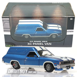 Ford XC Falcon Panel Van 1/32 - DDA Diecast - Blue White