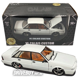 Holden VL Calais 1/24 - DDA Diecast - White Custom