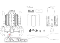 
              DDA LC/LJ Holden Torana Twin Turbo LS6 Engine Kit 1/24
            