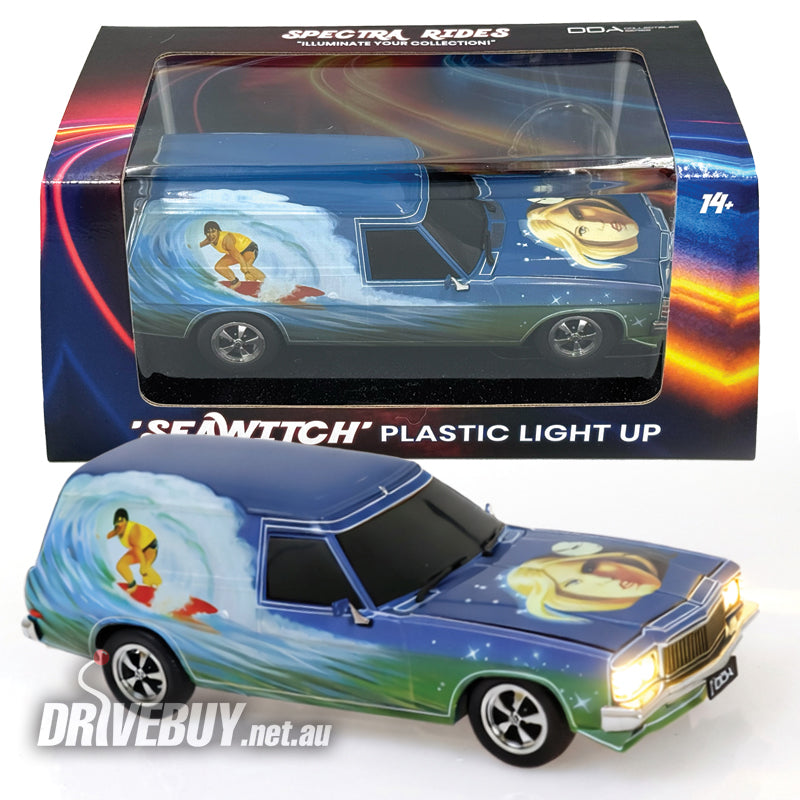 Holden Sea Witch Panel Van 1/24 - DDA Spectra Rides Light Up - Blue Mu ...