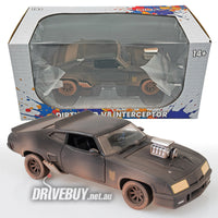 
              1973 Ford XB Falcon Mad Max MFP Interceptor (Muddy) 1/24 – DDA Diecast - Black
            