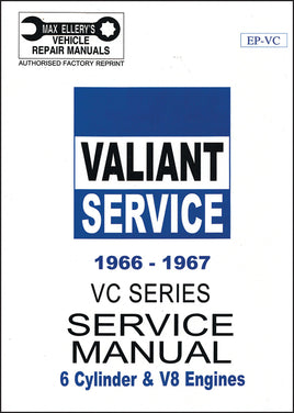 Ellery Chrysler VC Valiant 1966-1967 Service Manual