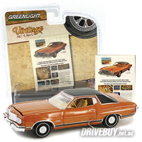 
              1973 Ford Gran Torino 1/64 - Greenlight Diecast Vintage Ad Cars - Brown
            