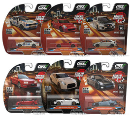 GreenLight Tokyo Torque Series 10 Complete Set of 6 – 1/64 Diecast