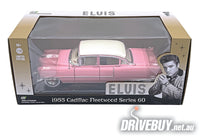 
              1955 Cadillac Fleetwood Series 60 Elvis 1/24 – GreenLight – Pink
            