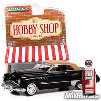 
              1949 Buick Roadmaster Convertible 1/64 - Greenlight Hobby Shop - Black
            