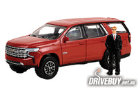 
              2022 Chevrolet Tahoe LT Texas Edition 1/64 - Greenlight Hobby Shop - Red
            