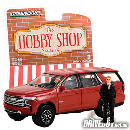 2022 Chevrolet Tahoe LT Texas Edition 1/64 - Greenlight Hobby Shop - Red