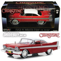 
              Greenlight 'Christine' 1958 Plymouth Fury Hardtop Coupe 1/24
            