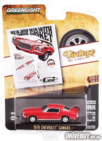 
              1970 Chevy Camaro Mr Gasket 1/64 - Greenlight Vintage Ad Cars - Red
            