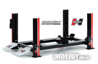 
              Greenlight Adjustable Four-Post Lift/Hoist Hurst Livery 1/18
            