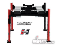 
              Greenlight Adjustable Four-Post Lift/Hoist Hurst Livery 1/18
            
