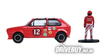 
              1975 Volkswagen Golf GTI Widebody with Race Driver Figure 1/64 - Greenlight Diecast
            