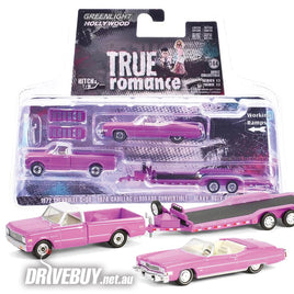 Greenlight True Romance 1972 Chevy C30 Pickup + 1974 Cadillac Eldorado 1/64