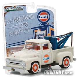 Greenlight Gulf 1956 Ford F100 Pickup Tow Truck 1/64