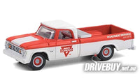 
              1965 Dodge D100 Pickup Conoco 1/64 - Greenlight Diecast - Red White
            