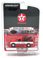 
              Greenlight Texaco 1988 Ford F250 Pickup Tow Truck 1/64
            