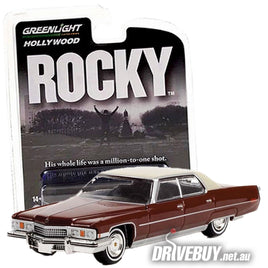 1973 Cadillac Sedan Deville Rocky 1/64 - Greenlight Diecast - Brown