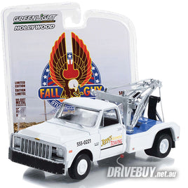 1969 Chevy C30 Dually Tow Truck The Fall Guy 1/64 - Greenlight Diecast - White