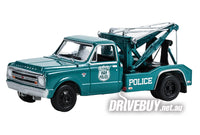 
              Greenlight NYPD Police 1967 Chevy C30 Dually Tow Truck 1/64
            