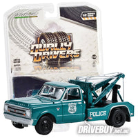 
              Greenlight NYPD Police 1967 Chevy C30 Dually Tow Truck 1/64
            