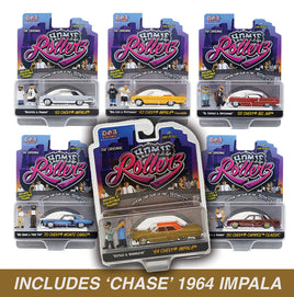 Greenlight Homie Rollerz 2025 Set of 6  Including Chase Car 1/64