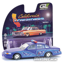 
              1992 Ford Crown Victoria 1/64 California Lowriders - Greenlight Diecast - Blue
            