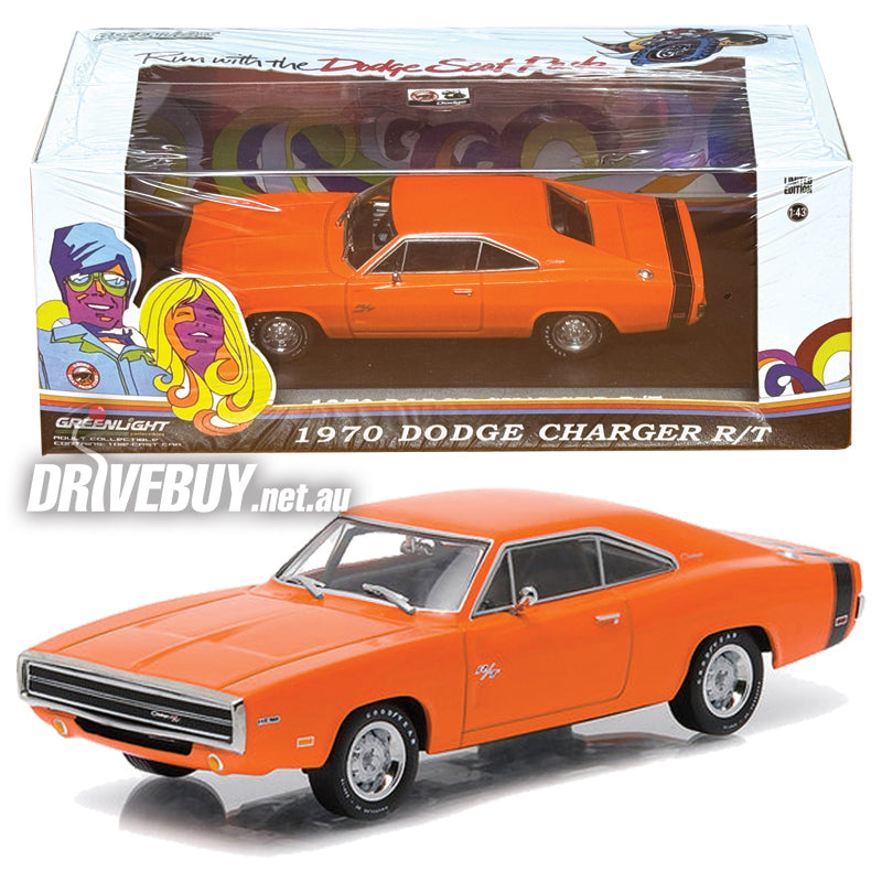 Greenlight 1970 Dodge Charger R/T 限定版 Greenlight Scat Pack 1970 Dodge Charger R/T 1/43| DriveBuy