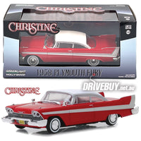 
              1958 Plymouth Belvedere Christine Movie 1/43 - Greenlight Diecast - Red
            