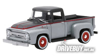 
              1956 Ford F100 Pickup 1/64 - Greenlight Diecast - Silver Grey
            
