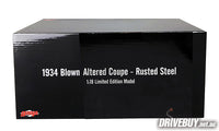 
              1934 Blown Altered Coupe 1/18 – ACME GMP Diecast – Rusted Steel
            