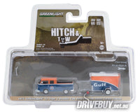 
              1975 VW Volksagen Type 2 Kombi Dual Cab Pickup + Trailer Gulf 1/64 - Greenlight Diecast
            