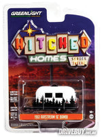 
              1961 Airstream Bambi 16' Caravan 1/64 Diecast - Greenlight Hitched Homes - Black White
            