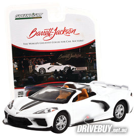 2020 Chevy Corvette C8 Stingray Convertible Barrett-Jackson 1/64 - Greenlight Diecast