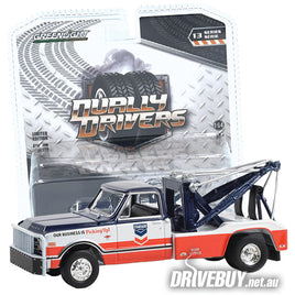 1968 Chevy C30 Dually Standard Oil Tow Truck 1/64 - Greenlight Diecast - Red White Blue