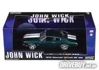 
              1970 Chevy Chevelle SS396 John Wick Movie 1/43 - Greenlight Diecast - Green
            