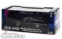 
              1968 Dodge Charger R/T John Wick Movie 1/43 - Greenlight Diecast - Black
            