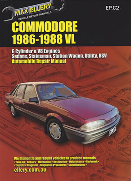 Holden Commodore/Calais VL (1986-1988) Repair Manual