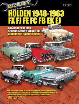 Holden FX-FJ-FE-FC-FB-EK Factory Workshop Manual (1948–1963)