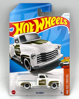Hot Wheels 1952 Chevy Pickup Truck White